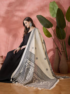 InWeave Black Sweetheart Kurta With Dupatta | Grocsy