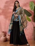 InWeave Black Sweetheart Kurta With Dupatta | Grocsy