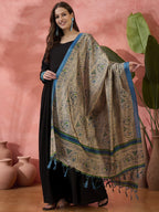 InWeave Black Sweetheart Kurta With Dupatta | Grocsy