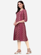 HERE&NOW Bandhani Printed Kurta | Grocsy