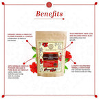 Khadi Natural Organic Henna & Hibiscus Flower Powder | Grocsy