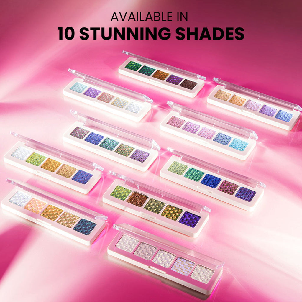Shopaarel Sparkle 5 Color Eyeshadow - Omg | Grocsy