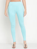 TAG 7 Women Solid Ankle-Length Leggings | Grocsy