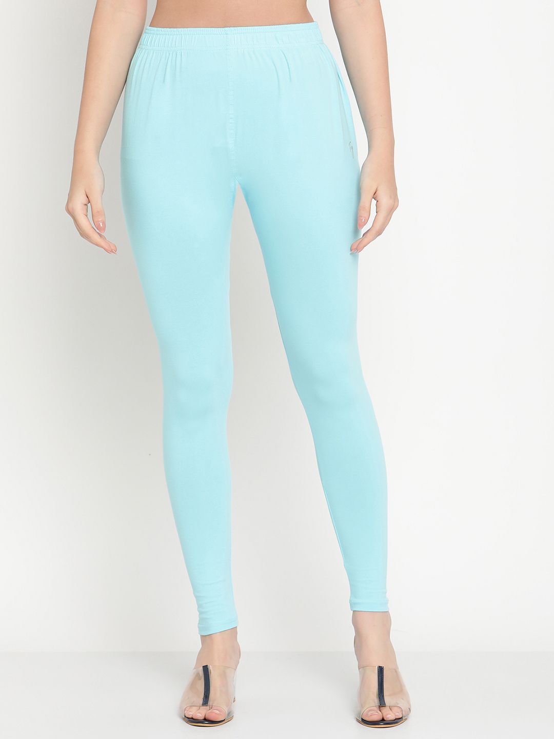 TAG 7 Women Solid Ankle-Length Leggings | Grocsy