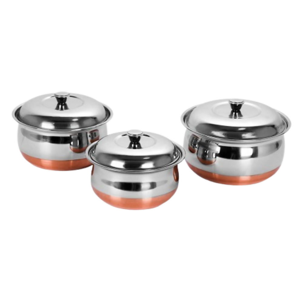 Sumeet Stainless Steel Handi Pot Set | Grocsy