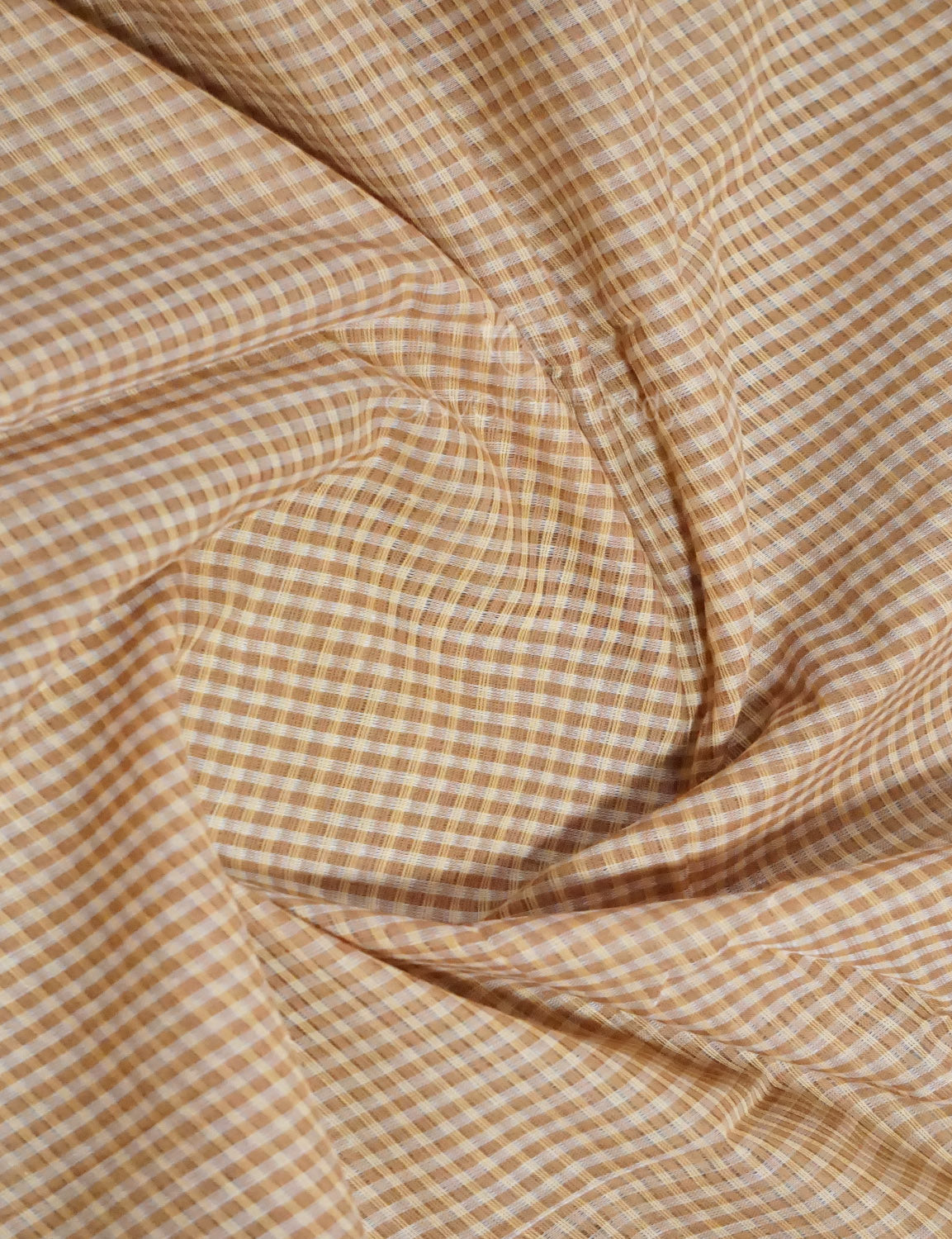 Dual Shade of Beige And Sky Blue Pure Mangalgiri Cotton By Gayathri Reddy Designer Studio | Grocsy