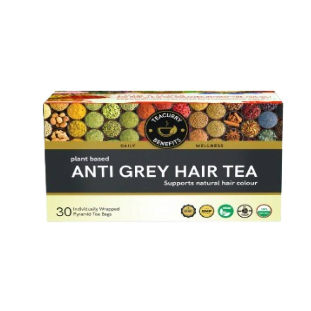 Teacurry Grey Hair Tea Bags | Grocsy