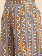 All About You Ethnic Motifs Printed Kurta with Palazzos | Grocsy