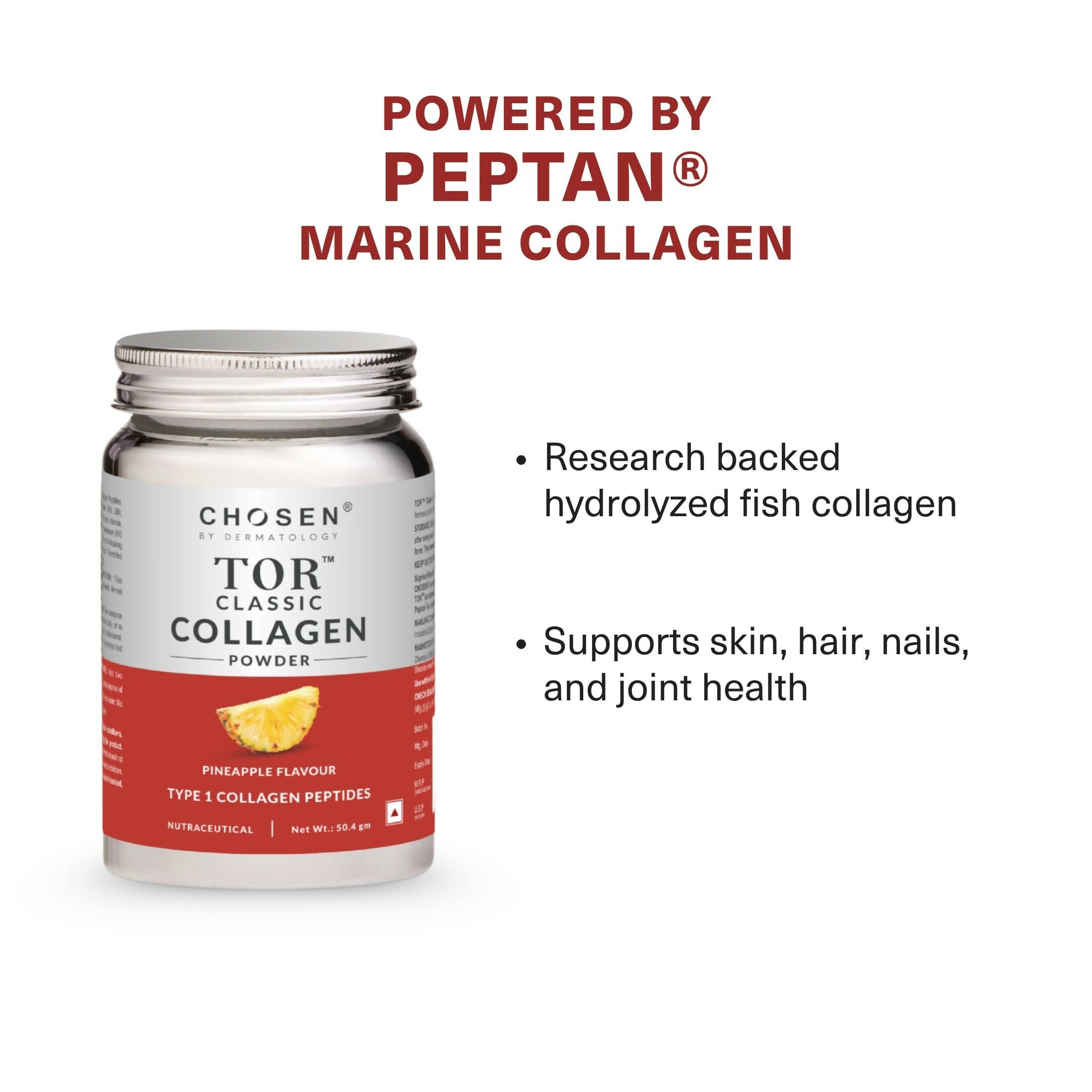 Chosen Tor Classic Marine Collagen Powder Skin Hair & Joint Health | Grocsy