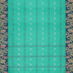 Exclusive Collection 100% Pure Cotton Green Tant Saree With Hand Weaving Work | Grocsy