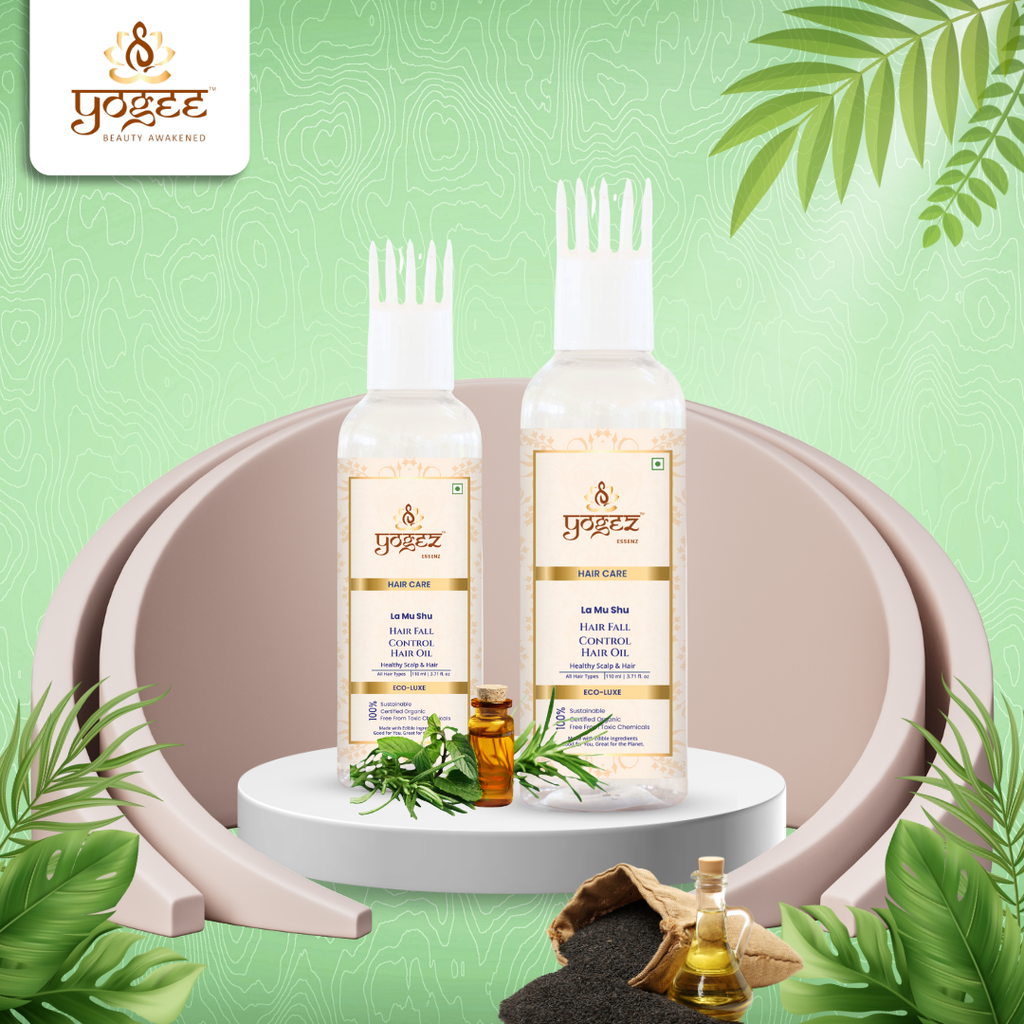 Yogez La Mu Shu Hair Fall Control Hair Oil | Grocsy