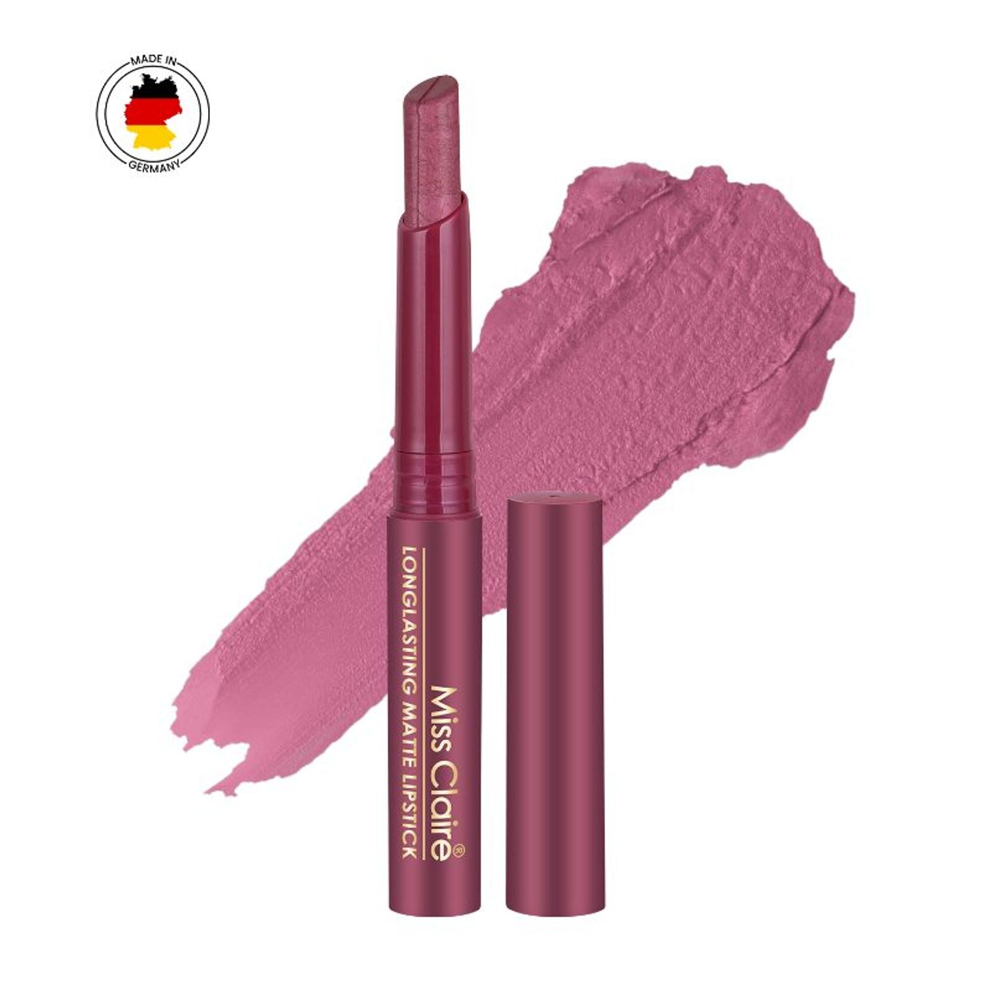 Miss Claire Long Lasting Matte Lipstick - 21 Sherbet Pink | Grocsy