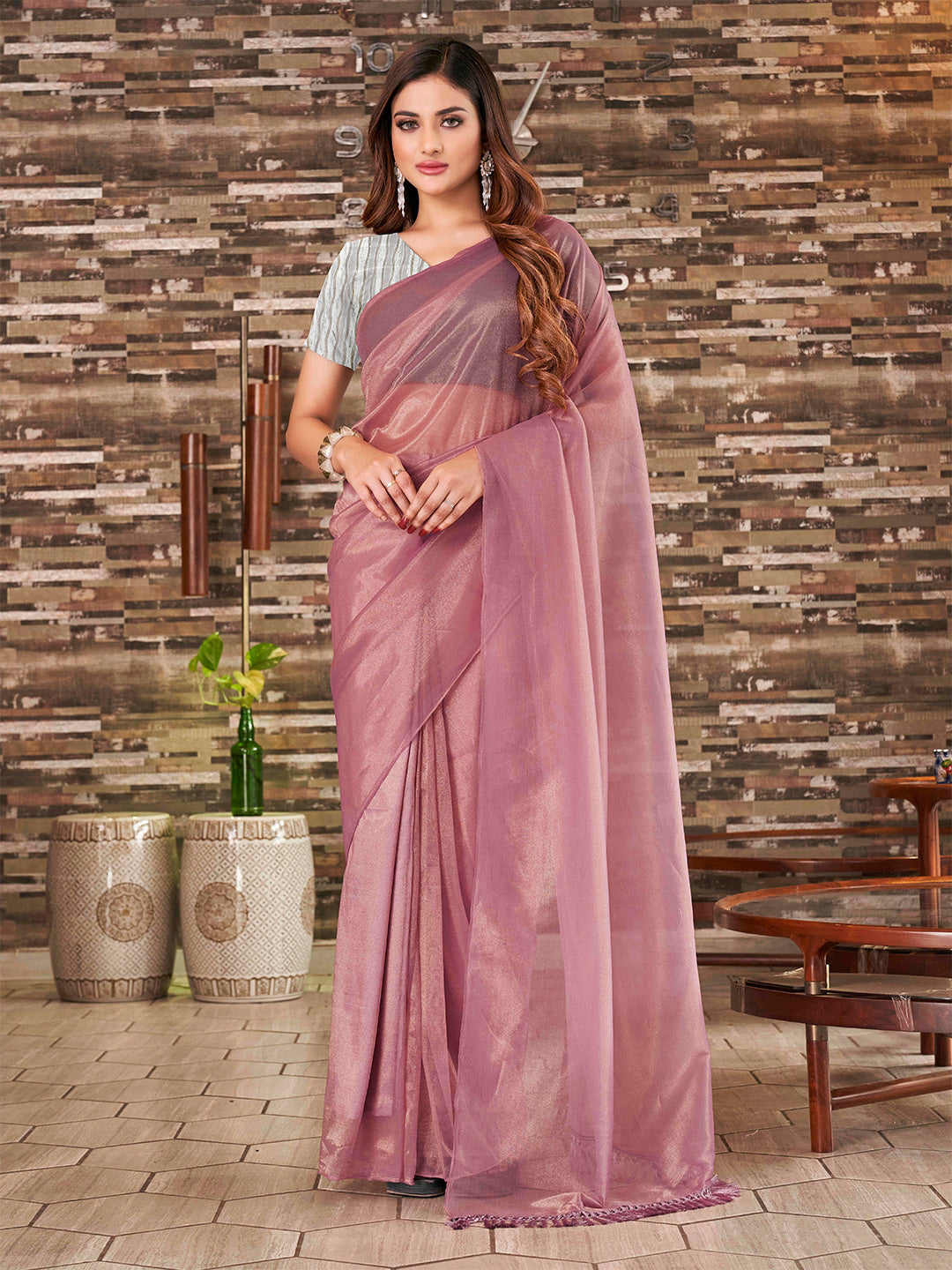 Tikhi Imli Supernet Party Ready to Wear Saree | Grocsy