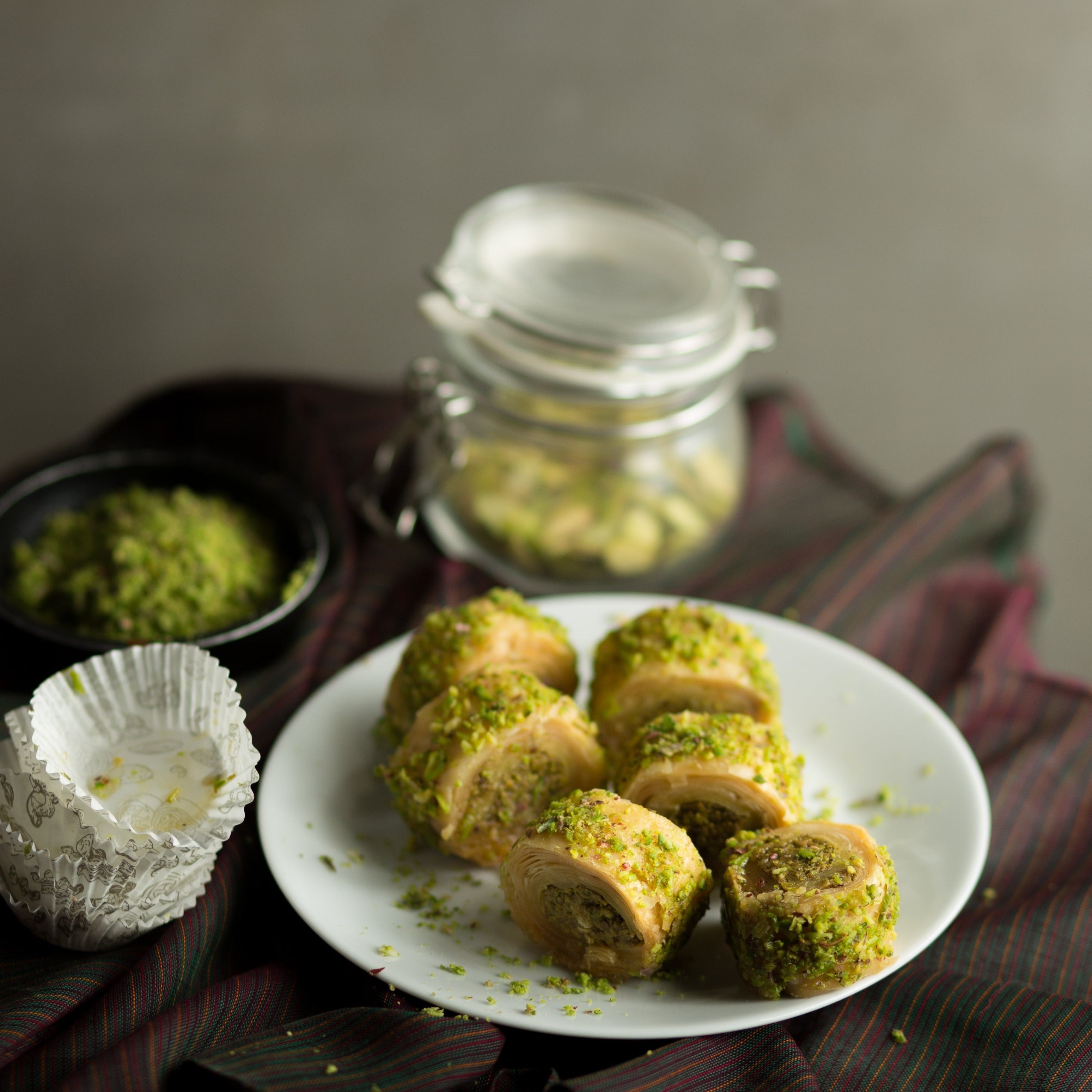 Almond House Flaky Turkish Pistachio Roll | Grocsy