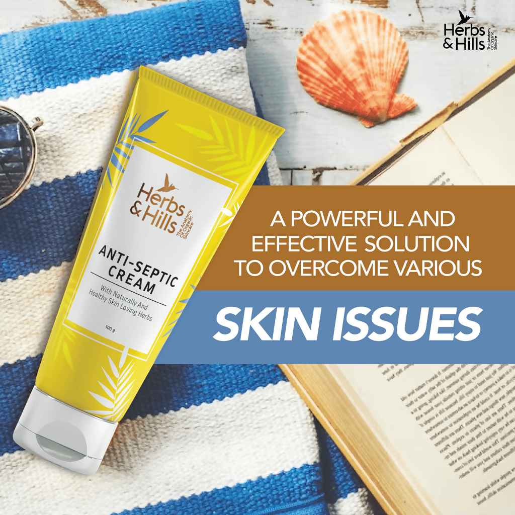 Herbs & Hills Anti Septic Cream | Grocsy