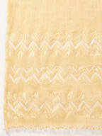 InWeave Women's Wine Solid Strappy Set With Gold Banarsi Zari Dupatta | Grocsy