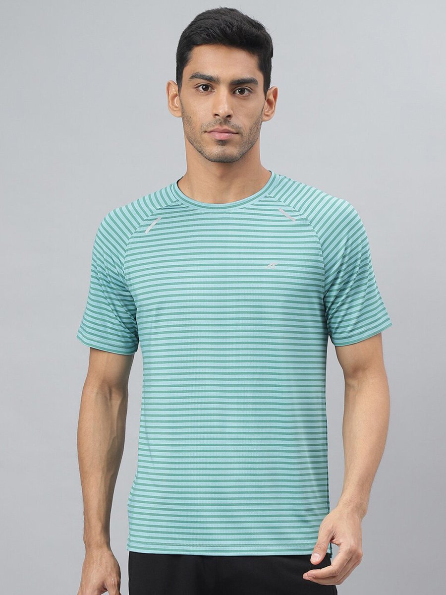 Alcis Drytech+ Anti-Static Slim-Fit Round Neck Running T-Shirt | Grocsy