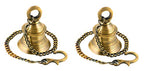 Uapan Brass Decorative Wall Hanging Bell With Chain & Hook | Grocsy