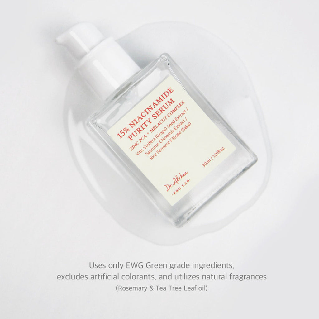Dr.Althea 15% Niacinamide Purity Serum: High-Potency Serum for Oil Control & Pores | Grocsy
