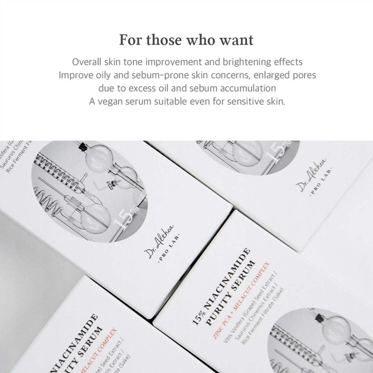 Dr.Althea 15% Niacinamide Purity Serum: High-Potency Serum for Oil Control & Pores | Grocsy