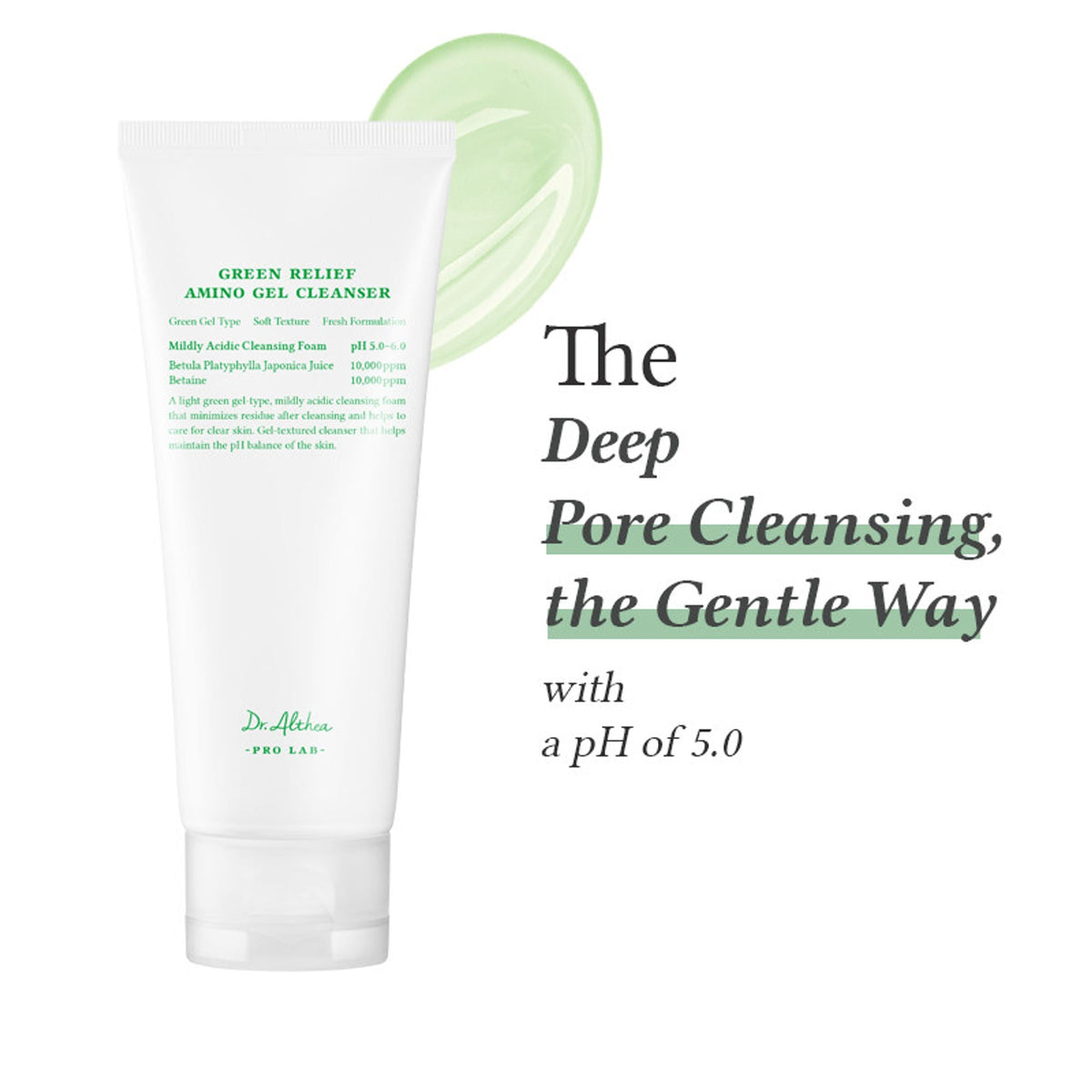 Dr.Althea Green Relief Amino Gel Cleanser: Gentle Soothing Face Wash for Irritated Skin | Grocsy