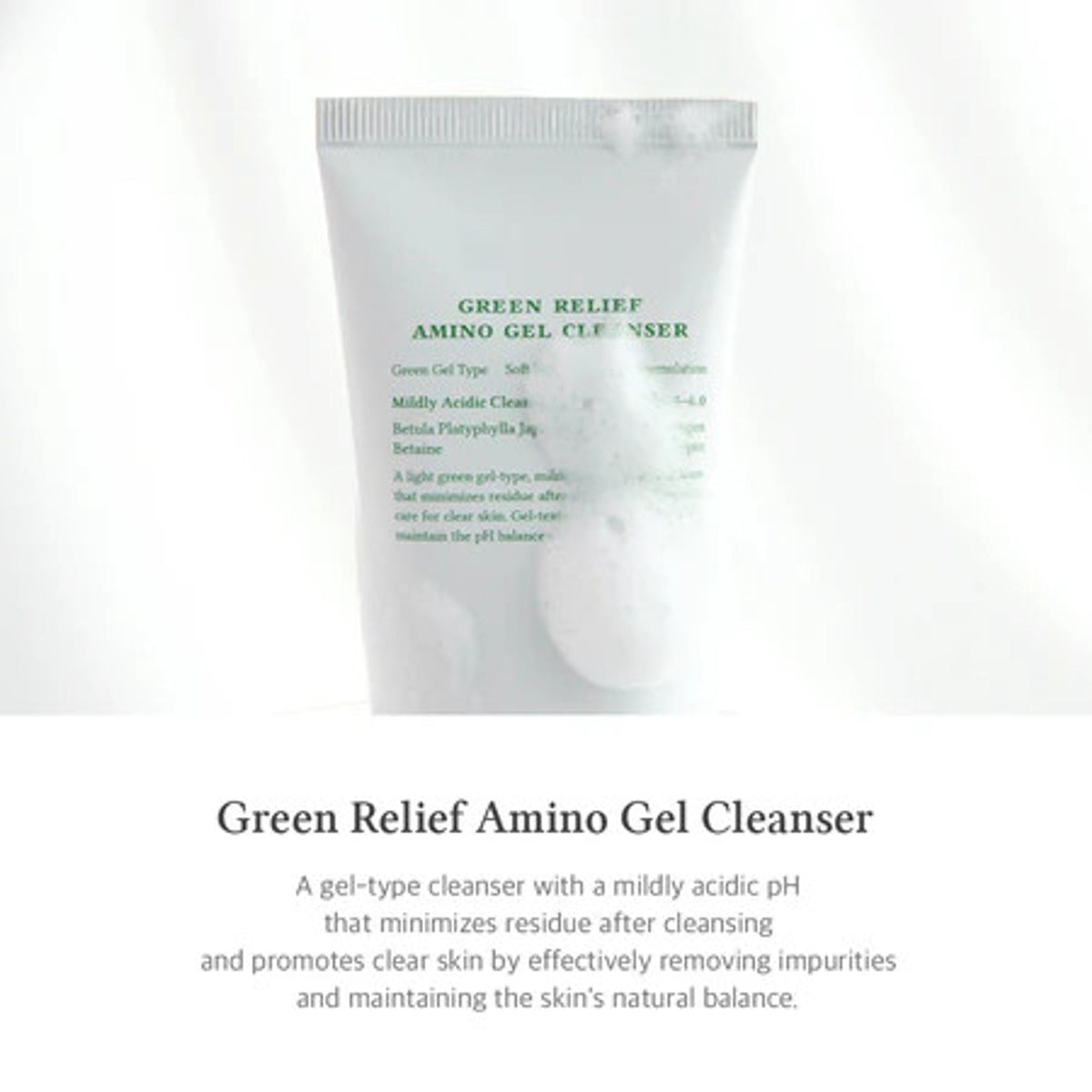 Dr.Althea Green Relief Amino Gel Cleanser: Gentle Soothing Face Wash for Irritated Skin | Grocsy