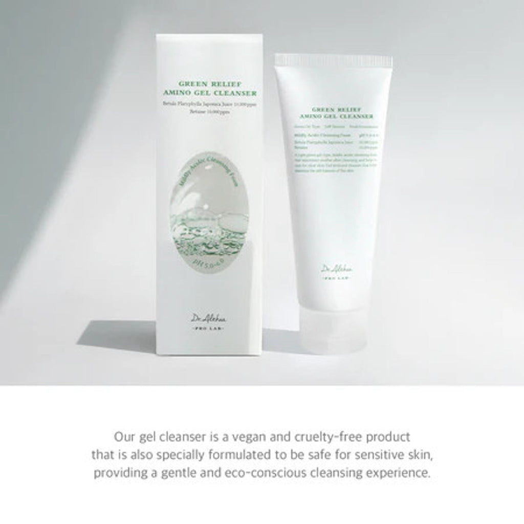 Dr.Althea Green Relief Amino Gel Cleanser: Gentle Soothing Face Wash for Irritated Skin | Grocsy