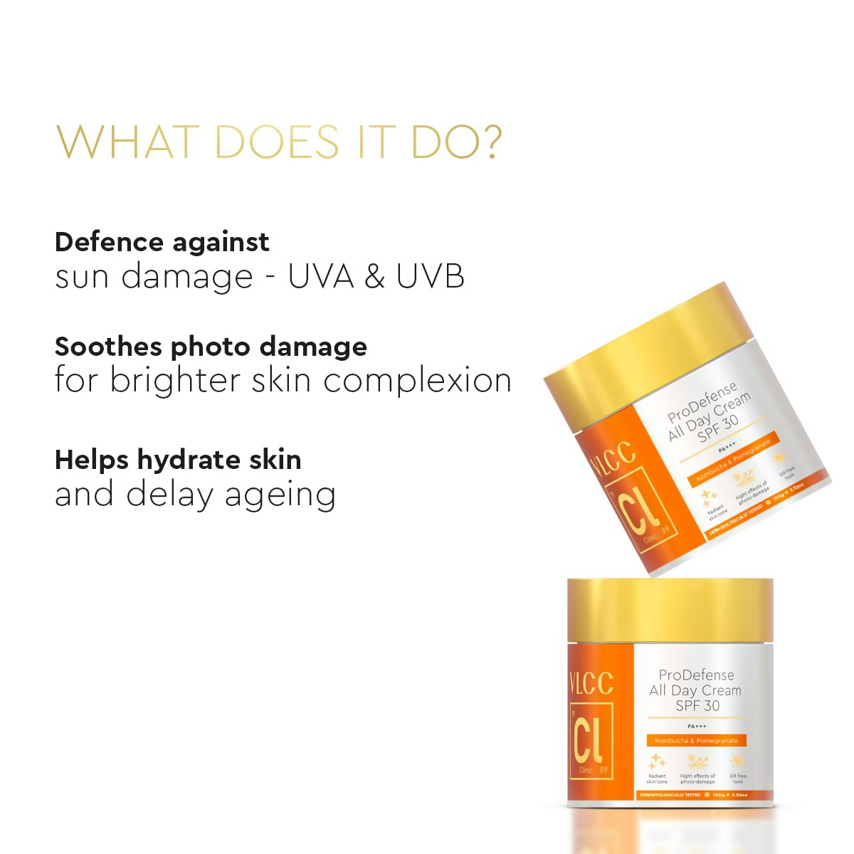 VLCC Clinic ProDefense All Day Cream SPF 30 | Grocsy