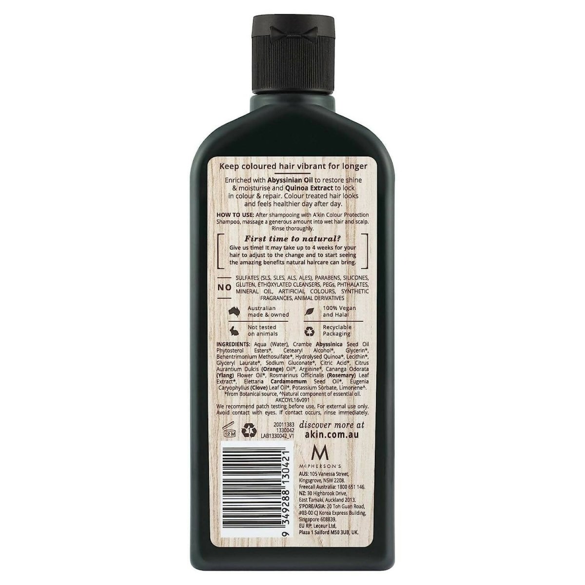 Akin Ylang Ylang & Quinoa Colour Protection Conditioner | Grocsy