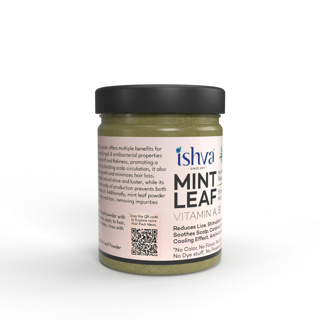 Ishva Mint powder For Hair | Grocsy