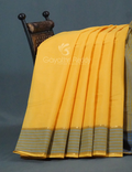 Dual Shades of Yellow Pure Mangalgiri Cotton By Gayathri Reddy Designer Studio | Grocsy