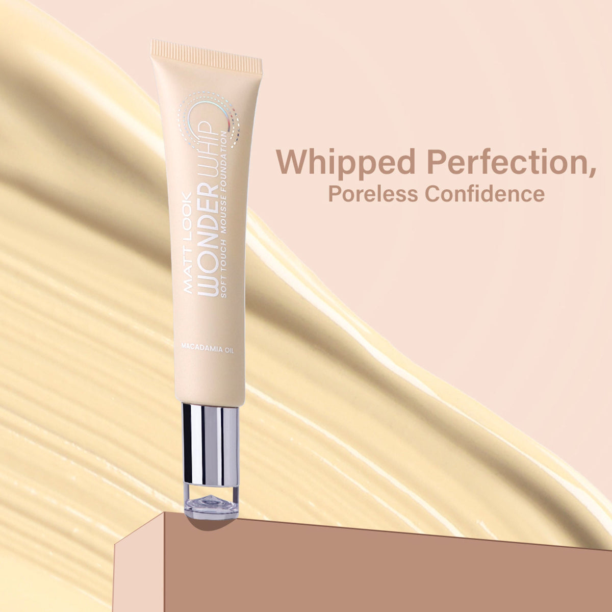 Matt Look Wonder Whip Soft Touch Mousse Foundation - Natural | Grocsy