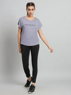 MKH Typography Printed Extended Sleeves Relaxed Fit Dri-FIT T-shirt | Grocsy