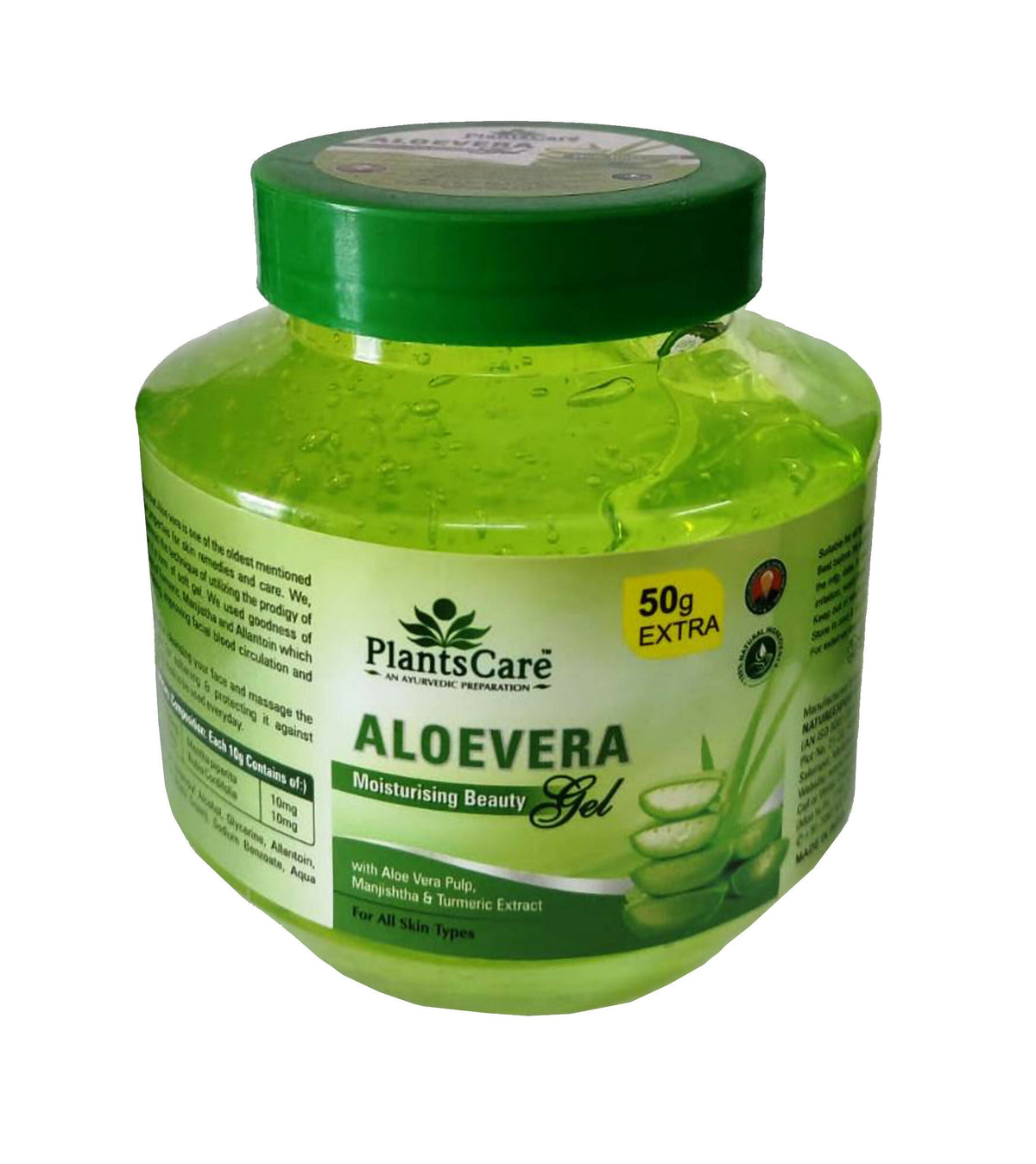 Plants Care Aloevera Moisturising Beauty Gel | Grocsy
