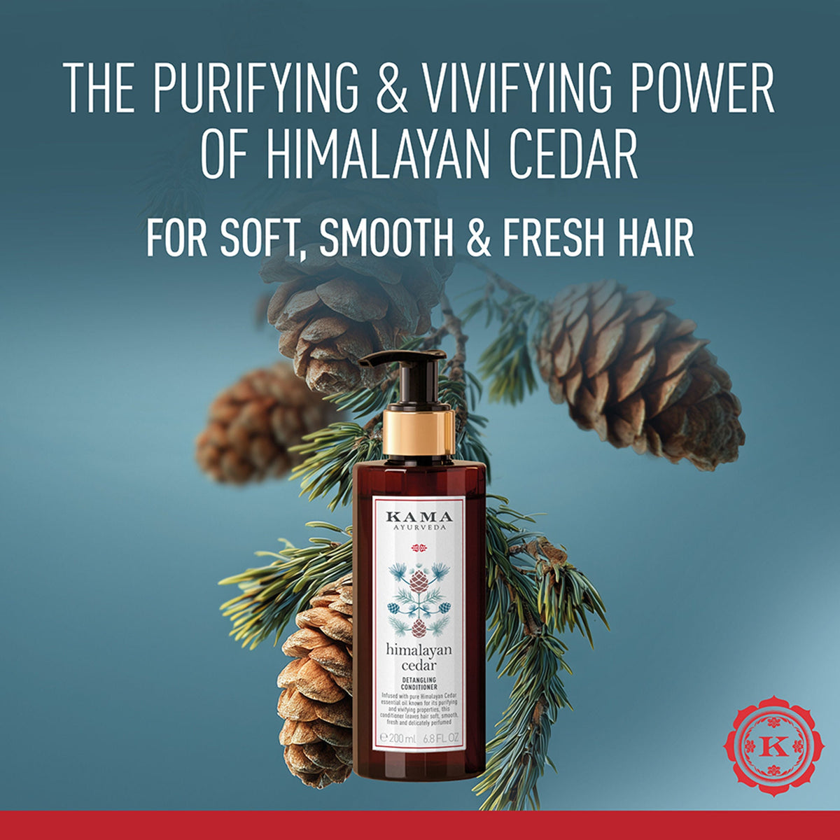 Kama Ayurveda Himalyan Cedar Detangling Hair Conditioner | Grocsy