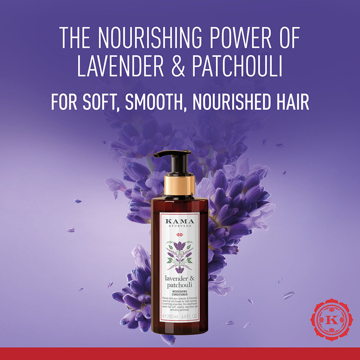 Kama Ayurveda Lavender & Patchouli Nourishing Hair Conditioner | Grocsy