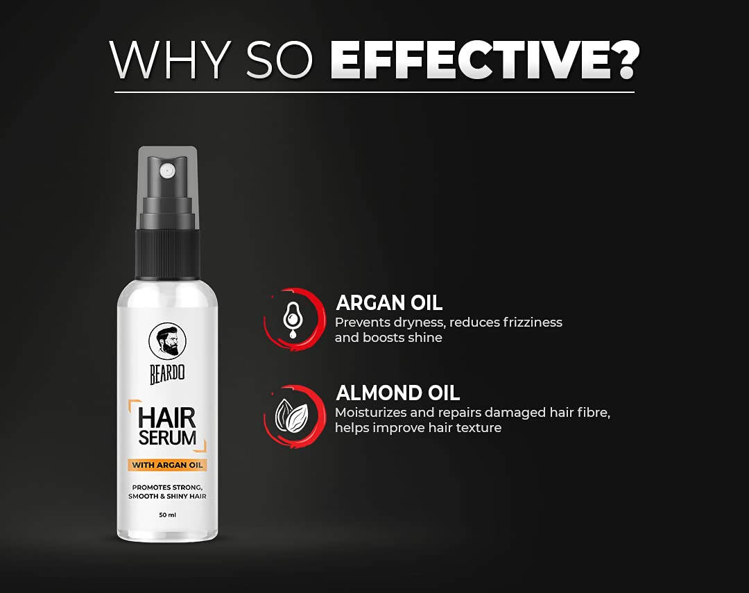 Beardo Hair Serum With Argan Oil | Grocsy