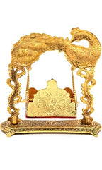 Labhcart Metal Laddu Gopal Jhula Palna for Laddu Gopal Ji | Grocsy
