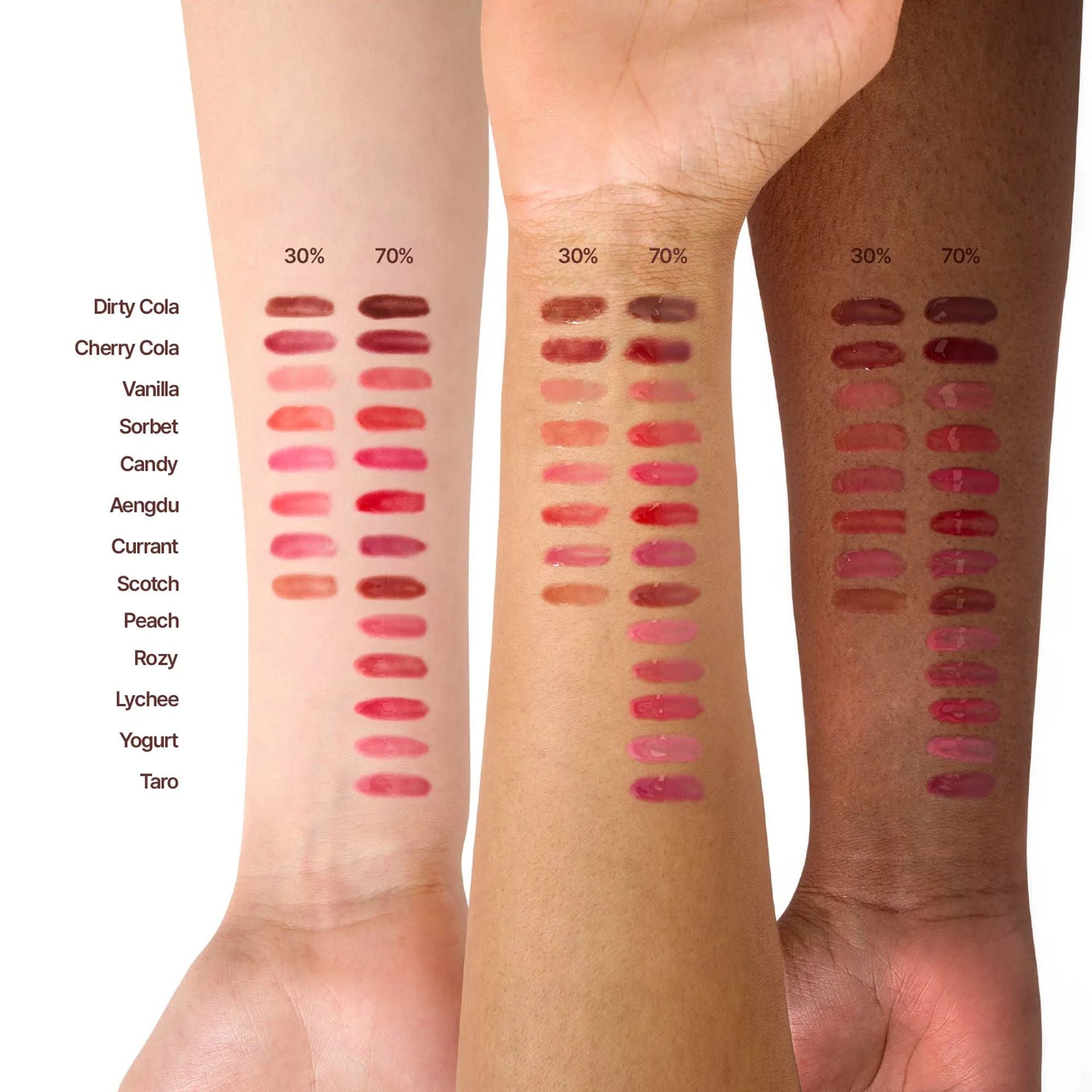 fwee 3D Voluming Gloss 70% Pigment - B12 Black Cherry Cola | Grocsy