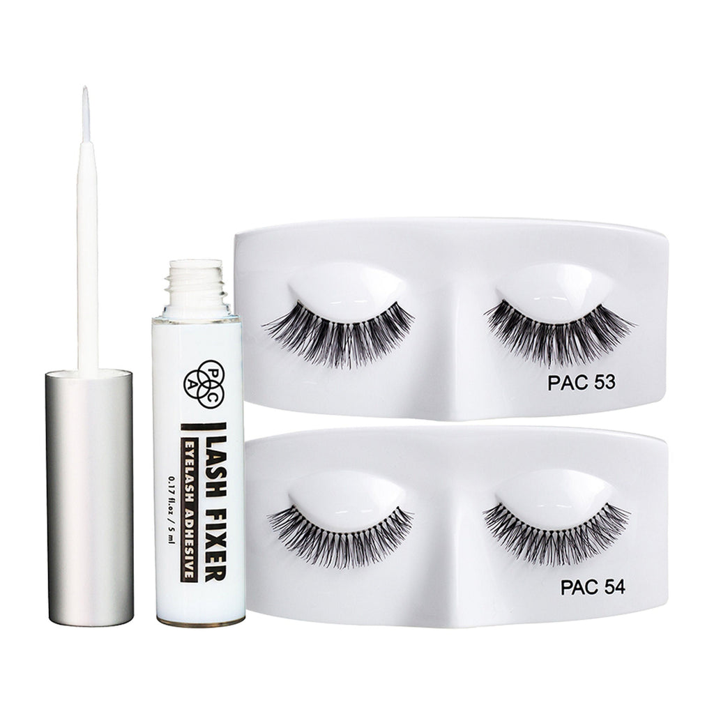 PAC Studio Tapered Lash - 53 + 54 + Lash Fixer Eyelash Glue - Transparent Combo | Grocsy