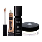 PAC Studio Makeup Prime And Setting Spray + Take Cover Concealer - 08 Stark Nude + Hd Powder Combo | Grocsy