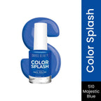 Swiss Beauty Color Splash Nail Polish - 510 Majestic Blue | Grocsy