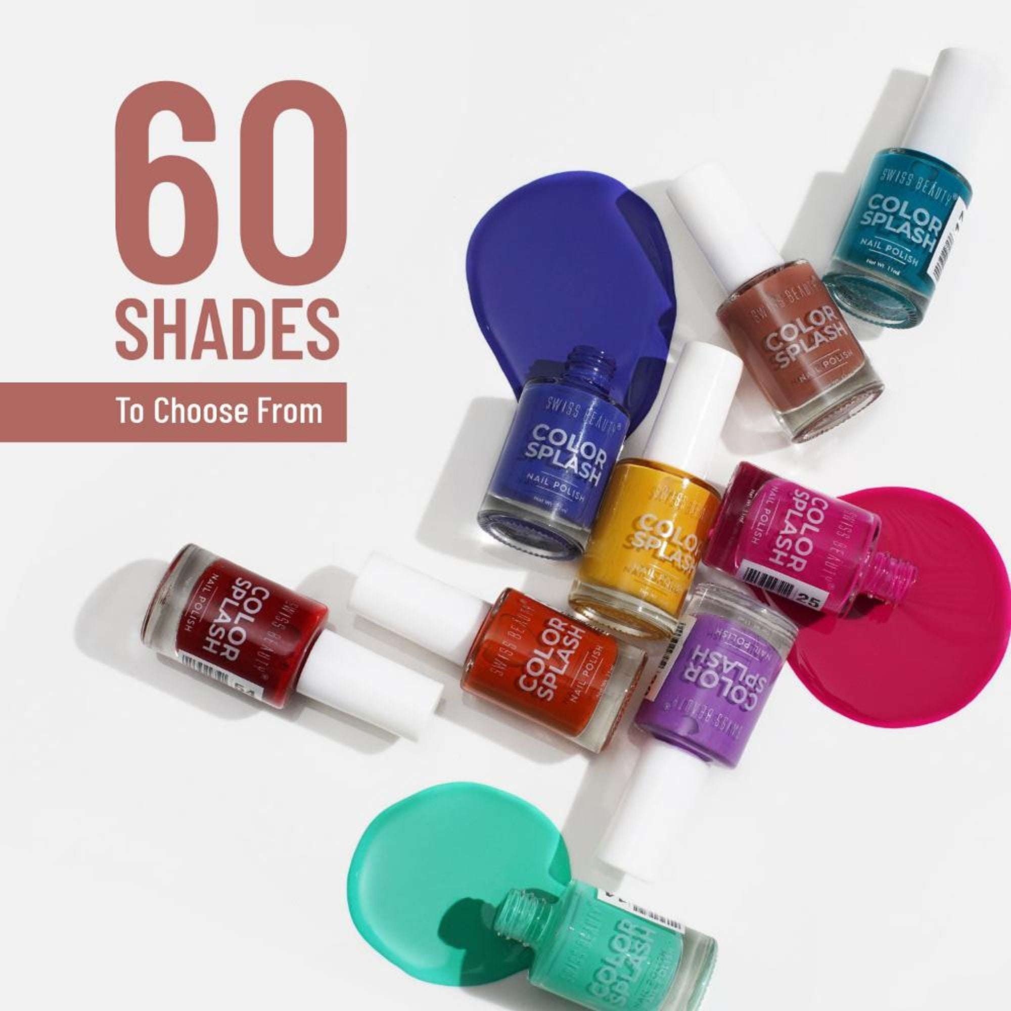 Swiss Beauty Color Splash Nail Polish - 511 Juicy Mango | Grocsy