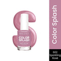 Swiss Beauty Color Splash Nail Polish - 602 Sparkling Rose | Grocsy