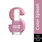 Swiss Beauty Color Splash Nail Polish - 602 Sparkling Rose | Grocsy