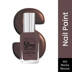 Swiss Beauty Slay Nail Color With Ultra Shine Formulation - 403 Mocha Mousse | Grocsy
