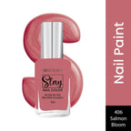 Swiss Beauty Slay Nail Color With Ultra Shine Formulation - 406 Salmon Bloom | Grocsy