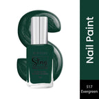 Swiss Beauty Slay Nail Color With Ultra Shine Formulation - 517 Evergreen | Grocsy