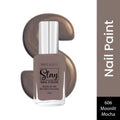 Swiss Beauty Slay Nail Color With Ultra Shine Formulation - 606 Moonlit Mocha | Grocsy
