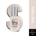 Swiss Beauty Slay Nail Color With Ultra Shine Formulation - 617 Shimmer Clay | Grocsy